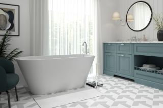 Ванна отдельностоящая Holbi Selena 161x68см белый матовый 1.01.006.11.1